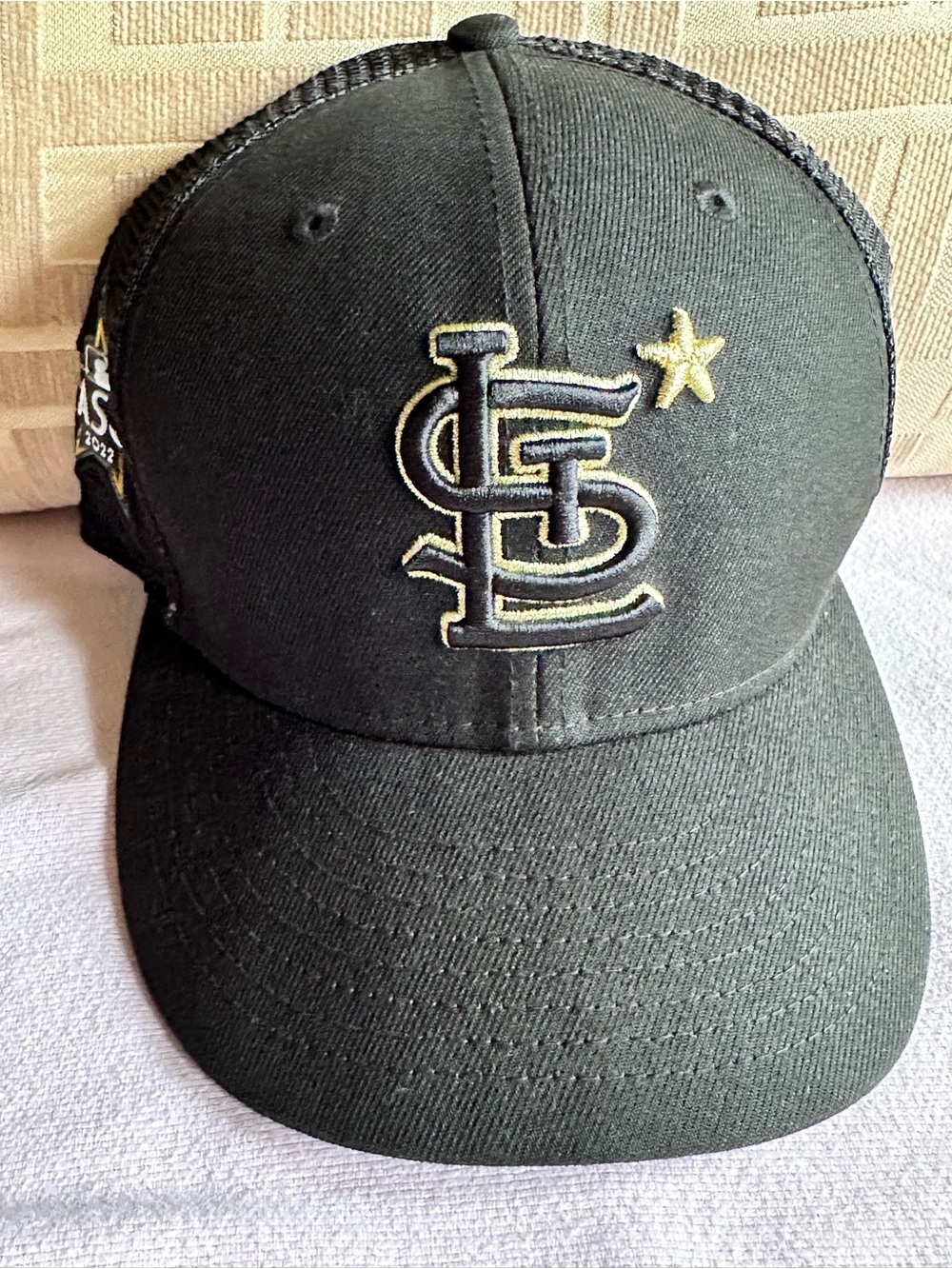 ST. Louis New Era Black Trucker Men Cap Baseball Vintage